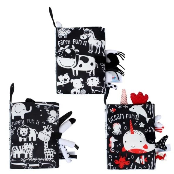 Hot-Sale-0-36Month-Baby-Early-Learning-Educate-Toy-Tail-Cloth-Book-Parent-child-Interactive-Sound-1